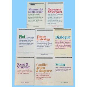 How to write Book 8 SET Manuscript Theme Dialogue Structure Conflict Writing ++